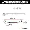 CURT MFG 129745 REPLACEMENT LEAF SPRING FOR RV TRAI