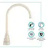 J-SPOUT RV KITCHEN FAUCET BISQUE PA