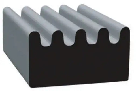 .312 X .500 RIBBED  EPDM