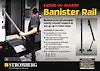 STROMBER AR-42 42' BANISTER STYLE LEND-A-HAND RAIL