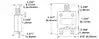 BLUE SEA 2136-BSS CIRCUIT BREAKER PUSH BUTTON ST 30A
