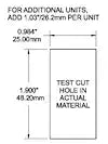 CONTURA MOUNTING PANEL 6POS