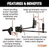 CURT 17520 TRUTRACK TRAILER-MOUNTED WEIGHT DISTRIBUTION HITCH