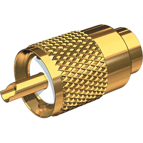 Shakespeare PL-259-8X-G GOLD PLATED PL-259 CONNECT W/UG176