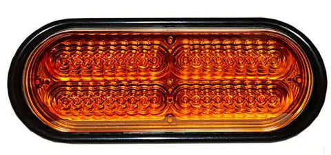 6' OVAL; AMBER; 10-16 / 19-30 VDC;