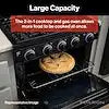 21  3BURNER GAS RANGE WITH GLASS D