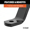 CURT MFG 45890 8' DROP BALL MOUNT  11.5' LONG 5K