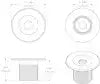 LIGHT ECHO 2' RECESSED BRUSHED BLUE