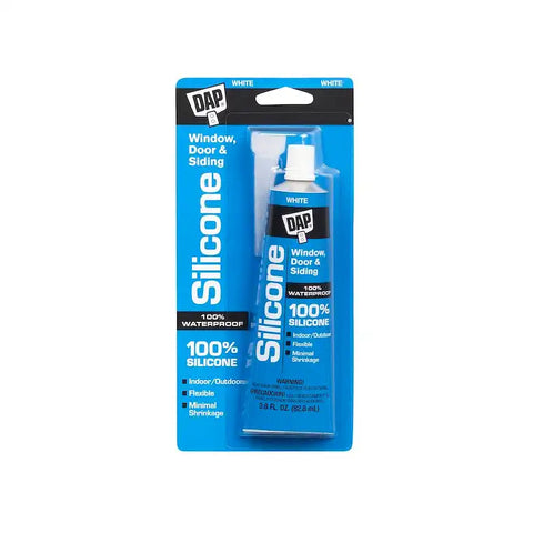 DAP 7079800752 100% SILICONE W&D WHITE
