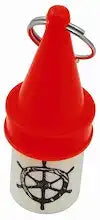 ATTWOOD MARI 11875-7 FLOATING KEY BUOY ORANGE