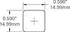 LABEL KIT DC H2O 60 SQUARE BLK