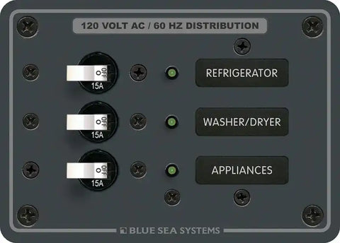 PANEL 120VAC 3POS