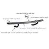 Black Horse Off Road PRB1J1 Peerless Rear Bumper Guard