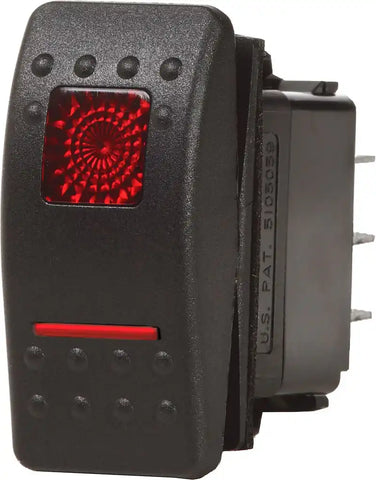 SWITCH CONTURA2 DPDT ON-OFF-ON BLK