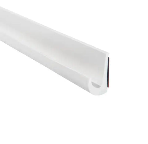 WHT PVC DRIP RAIL 100FT W/ACRYL TAP