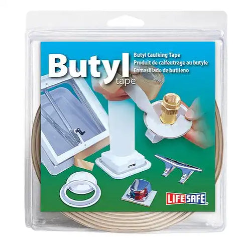 WHITE BUTYL TAPE 3/4'X 1/8' X 20' R