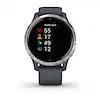 Garmin 010-N2173-01 VENU SPORTSWATCH  GRANITE/SILVER REFURBISHED