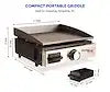 FLAT TOP PORTABLE PROPANE CAST IRON