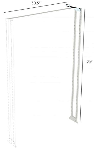 SHELVING EXT FRAME 12-SERIES M/HI