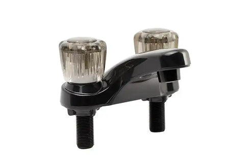 RV LAVATORY FAUCET W/SMOKED ACRYLIC