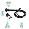 RV SHOWER HEAD & HOSE - BLACK