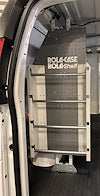 VAN SHELVING LH END PANEL LOW ROOF