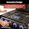 21  3BURNER GAS RANGE WITH GLASS D