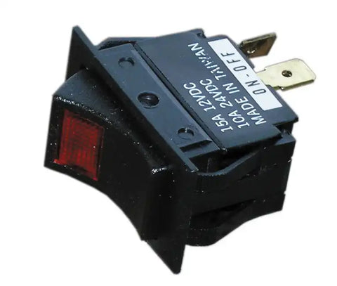 BLACK ROCKER SWITCH (MOM. ON/OFF)