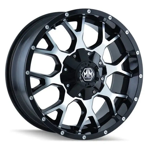 WARRIOR (8015) BLK/MACHINED FACE 20