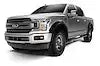 Bushwacker 20150-02 - Extend-A-Fender Flares Black Smooth Finish 2-Piece Rear