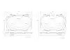 BREMBO P50139N DISC BRAKE PAD SET