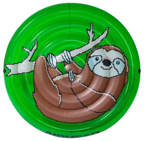 POOL FLOAT - PIXEL GREEN SLOTH
