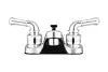 CLASSICAL RV LAVATORY FAUCET W/ DIV