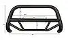 Black Horse Off Road MBT-MJ105 Bumper Push Bar