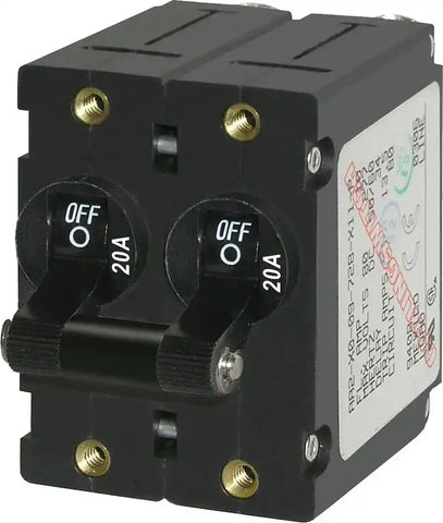 CIRCUIT BREAKER AA2TOGGLE 20A BLK
