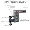 GH-323 MEGA-DUTY 2' SHANK 5' DROP 1.5K TW