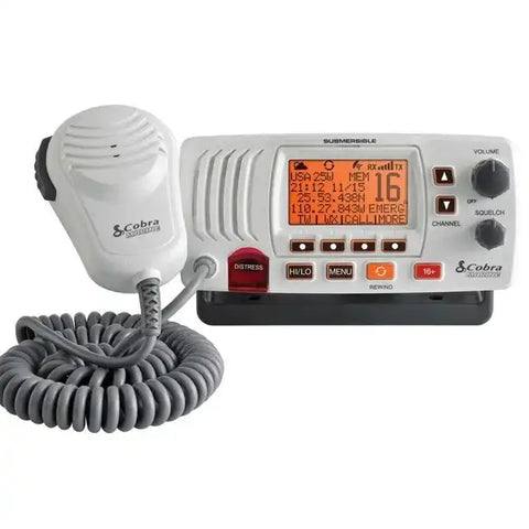 COBRA MR F57W FIX VHF CLASS-D DSC REW PA BLK