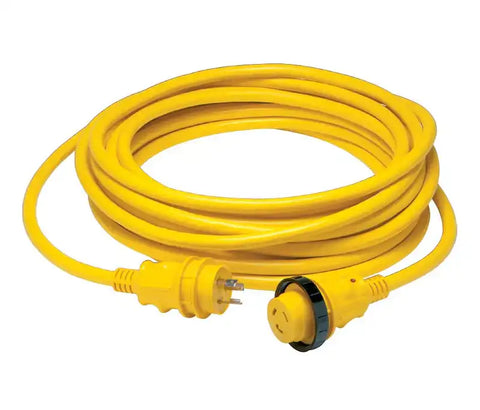 CORDSET  30A 125V  50'  YELLOW