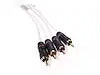 SHIELDED RCA CABLE  25FT  4 WAY