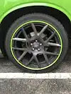 SET OF 4 ALLOYGATOR INTER GREEN 19'