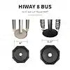 SNAPPAD HIWAY 8 BUS - 4 PACK