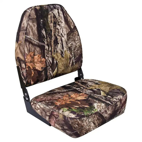 HIGH BACK CAMO BOAT SEAT