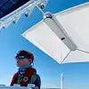 SHADE FIN WITH WHITE FABRIC & BAG K