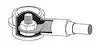 CABLECAP .700 X.300 STUD