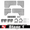 BUILTRIGHT 111005 BEDSIDE RACK SYSTEM - STAGE 1 KIT |