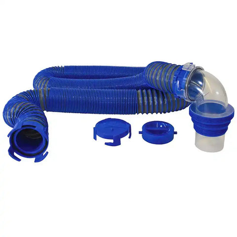 SEWER HOSE KIT  15'  PLASTIC RIB