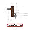 GH-1623 MEGA-DUTY 2.5' SHANK 6' DROP 3.5K T