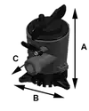 JOHNSON PUMP 32903 CARTRIDGE BILGE PUMP  1000GPH  12V