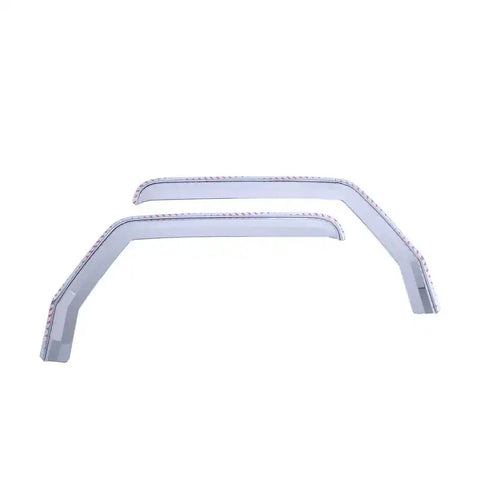 Putco 480220 - Element Chrome Window Visor Tape On 2 pc. Front