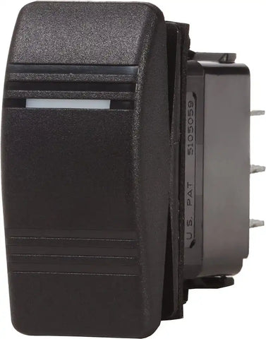 SWITCH CONTURA DPDT(ON)-OFF-ON BLK